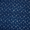 Premium Indigo Floral Cotton Fabric